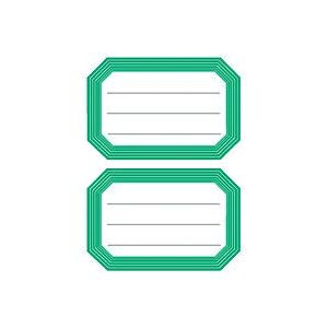 Herma Samolepky na knihy 82x55mm Zelené - Book Labels Herma Samolepky na knihy 82x55mm Zelené - Book Labels
