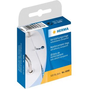 Anneaux de renforcement Herma - 12mm Transparent - 500 pcs - Publicité Anneaux de renforcement Herma - 12mm Transparent - 500 pcs - Publicité