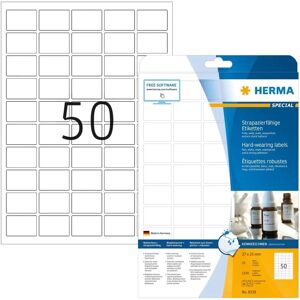 HERMA 8338 Weatherproof Self-adhesive Labels - A4, 1250 pcs HERMA 8338 Weatherproof Self-adhesive Labels - A4, 1250 pcs