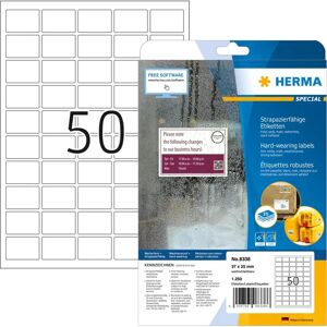 HERMA 8338 Weatherproof Self-adhesive Labels - A4, 1250 pcs HERMA 8338 Weatherproof Self-adhesive Labels - A4, 1250 pcs