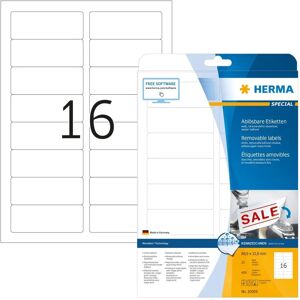 Herma 10009 Self-Adhesive Labels - 400 pcs. Herma 10009 Self-Adhesive Labels - 400 pcs.