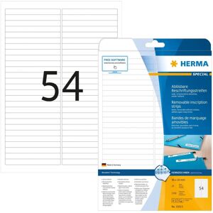 Herma 10015 White Rounded Rectangle Self-Adhesive Labels - Self-adhesive labels Herma 10015 White Rounded Rectangle Self-Adhesive Labels - Self-adhesive labels