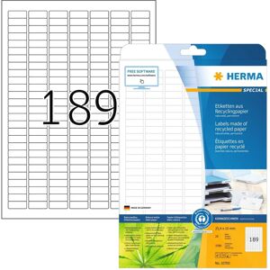 Herma Model 10700 Recyclable Printer Label - Universal 25.4x16mm Herma Model 10700 Recyclable Printer Label - Universal 25.4x16mm