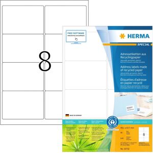 Herma 10732 White Self-adhesive Printer Labels - Printer Label Type Herma 10732 White Self-adhesive Printer Labels - Printer Label Type