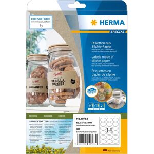 Herma 10763 Barna ovális állandó címke - Label Herma 10763 Barna ovális állandó címke - Label