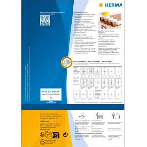 Herma 10775 White Waterproof Self-adhesive Printer Label - Printer Label Herma 10775 White Waterproof Self-adhesive Printer Label - Printer Label