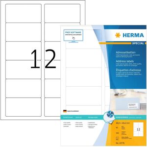 Herma 10776 printer label - Address Labels - White - Printer Label Herma 10776 printer label - Address Labels - White - Printer Label