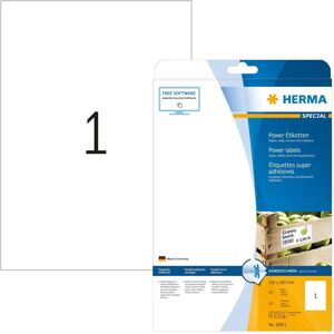 Herma 10911 White A4 Self-Adhesive Printer Labels - All-Purpose Herma 10911 White A4 Self-Adhesive Printer Labels - All-Purpose
