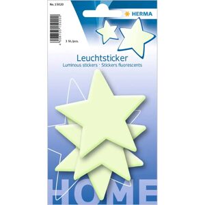 Herma 15020 - Lichtgevende Sterstickers - 8,2cm Verpakking met 3 Herma 15020 - Lichtgevende Sterstickers - 8,2cm Verpakking met 3