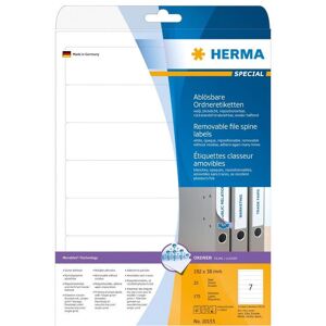 HERMA Movables 192x38mm Weiß - Aufkleber - A4 HERMA Movables 192x38mm Weiß - Aufkleber - A4