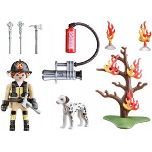 Playmobil City Action Fire Rescue Set - Emergency Equipment, Water Tank, Mini Firefighter Playmobil City Action Fire Rescue Set - Emergency Equipment, Water Tank, Mini Firefighter