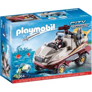 Playmobil 9364 - City Elite Police Amphibious Car - Toy Playset Playmobil 9364 - City Elite Police Amphibious Car - Toy Playset