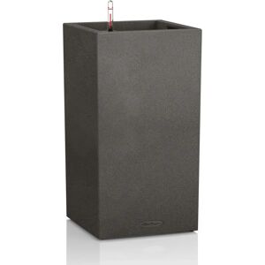 LECHUZA Canto Steen 40 Hoog Binnen/Buiten Pot - Zwart, Grafiet LECHUZA Canto Steen 40 Hoog Binnen/Buiten Pot - Zwart, Grafiet
