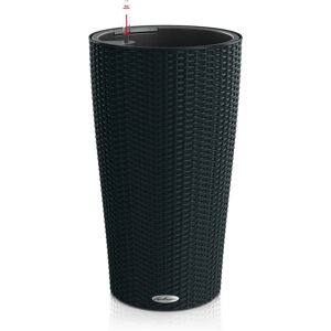 LECHUZA Cilindro Cottage 23 Pflanzgefäß - All-in-One, Schwarz, Leicht LECHUZA Cilindro Cottage 23 Pflanzgefäß - All-in-One, Schwarz, Leicht