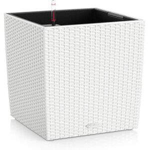 LECHUZA CUBE Cottage 50 Zelfwatergevende Plantenbak - Wit LECHUZA CUBE Cottage 50 Zelfwatergevende Plantenbak - Wit