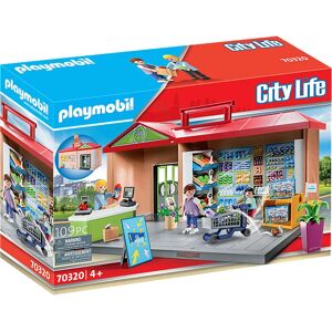 Playmobil City Life Take Along Grocery Store - 109 pièces, 3 figurines, dès 4 ans - Publicité Playmobil City Life Take Along Grocery Store - 109 pièces, 3 figurines, dès 4 ans - Publicité