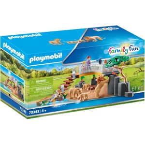 Playmobil FamilyFun 70343 enclos pour lions extérieur - jouet de construction - Publicité Playmobil FamilyFun 70343 enclos pour lions extérieur - jouet de construction - Publicité