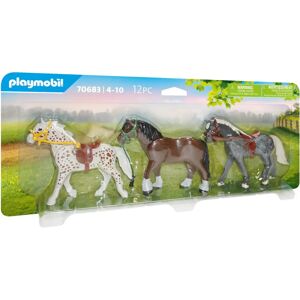 Playmobil 70683 Børne Legetøj Figur - 3 Heste Sæt Playmobil 70683 Børne Legetøj Figur - 3 Heste Sæt