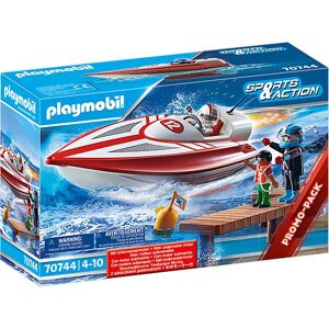Playmobil Speedbåd Racer - Byggelegetøj til 4-10 år Playmobil Speedbåd Racer - Byggelegetøj til 4-10 år