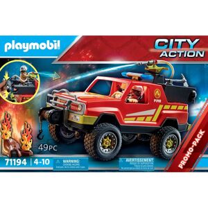 Camion de Secours Incendie Playmobil - Jouet de Feu avec Pompe à Eau - Publicité Camion de Secours Incendie Playmobil - Jouet de Feu avec Pompe à Eau - Publicité