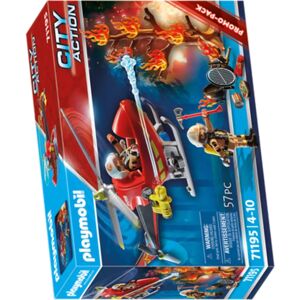 Playmobil City Action Fire Rescue Helicopter - Firefighting Vehicle Set 57 Pieces Playmobil City Action Fire Rescue Helicopter - Firefighting Vehicle Set 57 Pieces