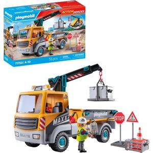 Playmobil 71750 - Playmobil Baustellen-LKW mit Kran Playmobil 71750 - Playmobil Baustellen-LKW mit Kran