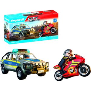 Playmobil City Action 71875 véhicule de police - Scénario de poursuite - Publicité Playmobil City Action 71875 véhicule de police - Scénario de poursuite - Publicité