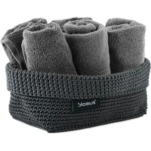 Blomus Tela Opbergmand - Anthraciet - Rechthoekige Textielmand Blomus Tela Opbergmand - Anthraciet - Rechthoekige Textielmand