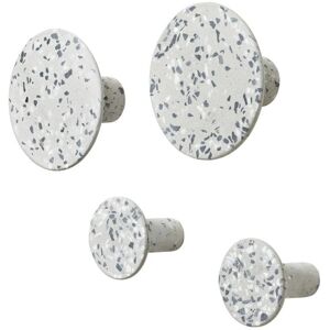 Blomus PONTO Wall Hooks Set - Grey Terrazzo - Home Storage Hook Blomus PONTO Wall Hooks Set - Grey Terrazzo - Home Storage Hook