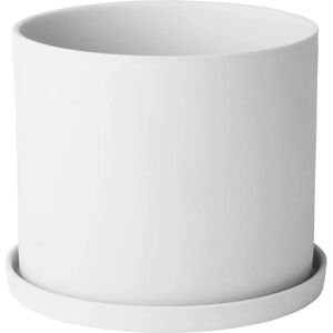 Blomus Nona Herb Pot - 15cm Ø - White - Herb Pot Blomus Nona Herb Pot - 15cm Ø - White - Herb Pot