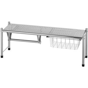 WENKO Expandierbares Chrom Waschbeckenkorb - Küchen-Organizer WENKO Expandierbares Chrom Waschbeckenkorb - Küchen-Organizer
