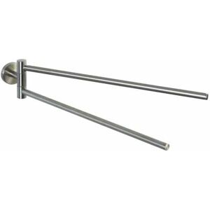 WENKO Stainless Steel Wall-mounted Towel Holder - Space-saving, Durable WENKO Stainless Steel Wall-mounted Towel Holder - Space-saving, Durable