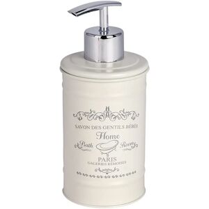 WENKO - Vintage Soap Dispenser - 350ml - Beige cream - Bathroom Accessory WENKO - Vintage Soap Dispenser - 350ml - Beige cream - Bathroom Accessory