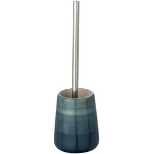 Set Spazzola e Supporto Toiletta in Ceramica Pottery Petrol - WENKO Set Spazzola e Supporto Toiletta in Ceramica Pottery Petrol - WENKO