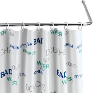 Wenko Universal Chrome Shower Rod - Adjustable Length Wenko Universal Chrome Shower Rod - Adjustable Length
