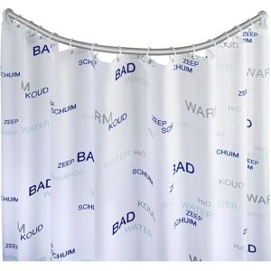 WENKO 19220100 Zilveren Douchegordijnstang - Douche Type WENKO 19220100 Zilveren Douchegordijnstang - Douche Type