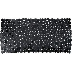 WENKO Paradise Black Bath Mat - Bath Accessory WENKO Paradise Black Bath Mat - Bath Accessory