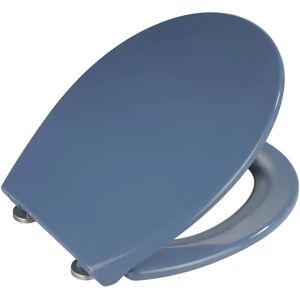 WENKO Samos Slate Blue Toilet Seat - Durable, Soft-Close, Modern Design WENKO Samos Slate Blue Toilet Seat - Durable, Soft-Close, Modern Design