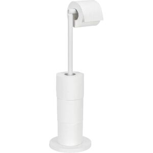 Wenko White Standing Toilet Paper Holder - 17x21x55 cm Wenko White Standing Toilet Paper Holder - 17x21x55 cm