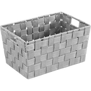 WENKO Grey Storage Box - Rectangular Polypropylene Organizer WENKO Grey Storage Box - Rectangular Polypropylene Organizer