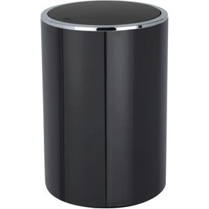 Wenko Inca Waste Bin - 5L, Black, Swing Lid - Bathroom & Household Wenko Inca Waste Bin - 5L, Black, Swing Lid - Bathroom & Household