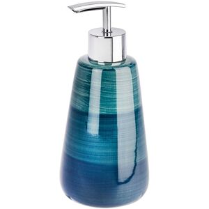 Wenko Keramische Zeepdispenser - 360ml - Petrol - Handgemaakt Wenko Keramische Zeepdispenser - 360ml - Petrol - Handgemaakt