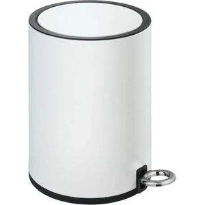 WENKO Monza Bathroom Trash Bin - 3L, Metal, Quiet Close WENKO Monza Bathroom Trash Bin - 3L, Metal, Quiet Close