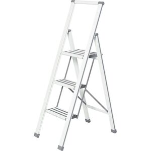 WENKO Aluminum Step Ladder - 3 Stages, Foldable, 150kg Max WENKO Aluminum Step Ladder - 3 Stages, Foldable, 150kg Max