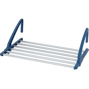 WENKO Aluminum Adjustable Balcony Clothes Drying Rack - Space-Saving WENKO Aluminum Adjustable Balcony Clothes Drying Rack - Space-Saving