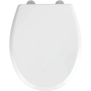 WENKO Gubbio Toilet Seat - Soft-close, Oval, White - Toilet Seat WENKO Gubbio Toilet Seat - Soft-close, Oval, White - Toilet Seat