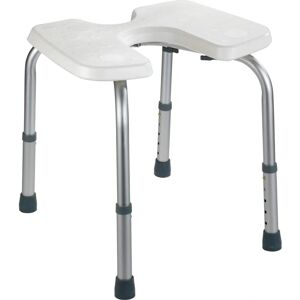 WENKO Secura Höhenverstellbarer Hygienehocker - Sicher, Kunststoff, Weiß WENKO Secura Höhenverstellbarer Hygienehocker - Sicher, Kunststoff, Weiß