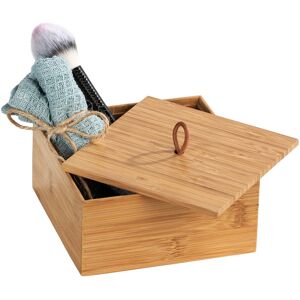 WENKO Bamboo Storage Box - Bathroom Organizer WENKO Bamboo Storage Box - Bathroom Organizer