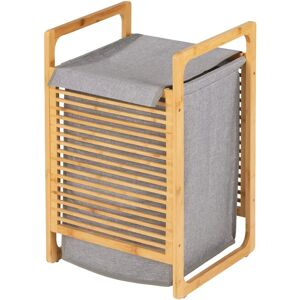 Wenko Bambus Wäschekorb - 43L Modernes Öko-Design Wenko Bambus Wäschekorb - 43L Modernes Öko-Design