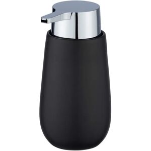 WENKO Badi Ceramic Soap Dispenser - 320ml, Black WENKO Badi Ceramic Soap Dispenser - 320ml, Black